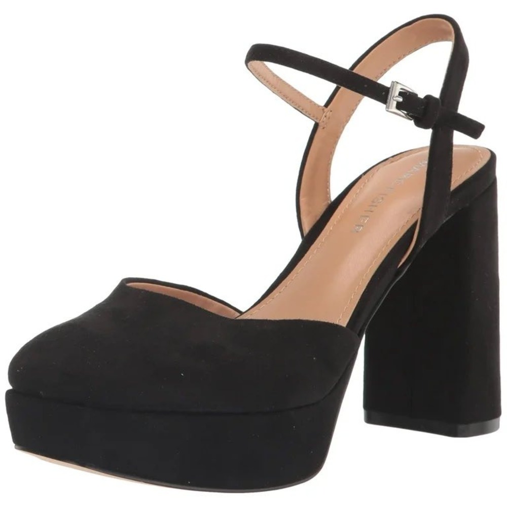 Marc Fisher Women's NAZIRA‎ Pump in Black Suede Size 7.5